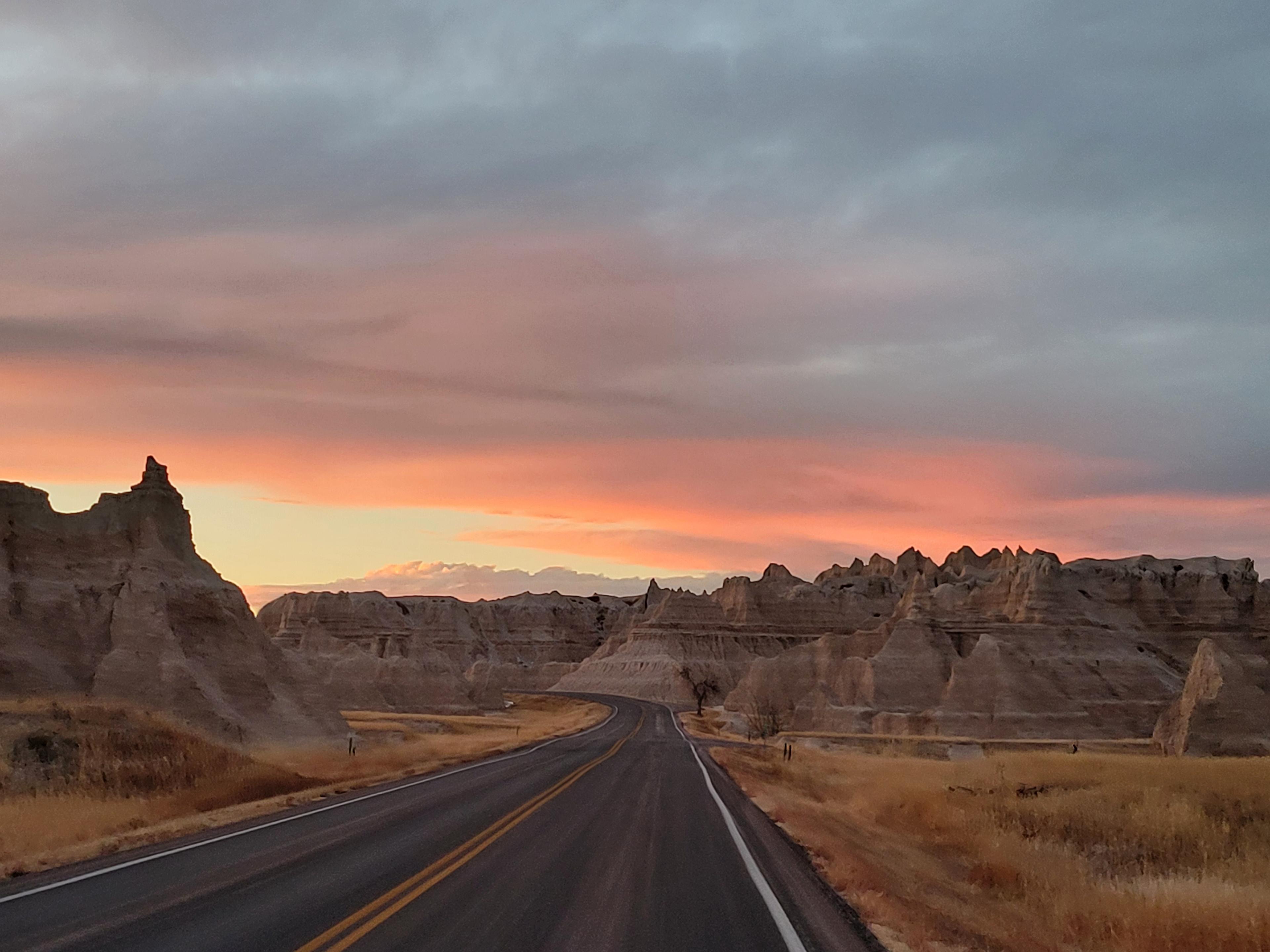 Golden hour landscape